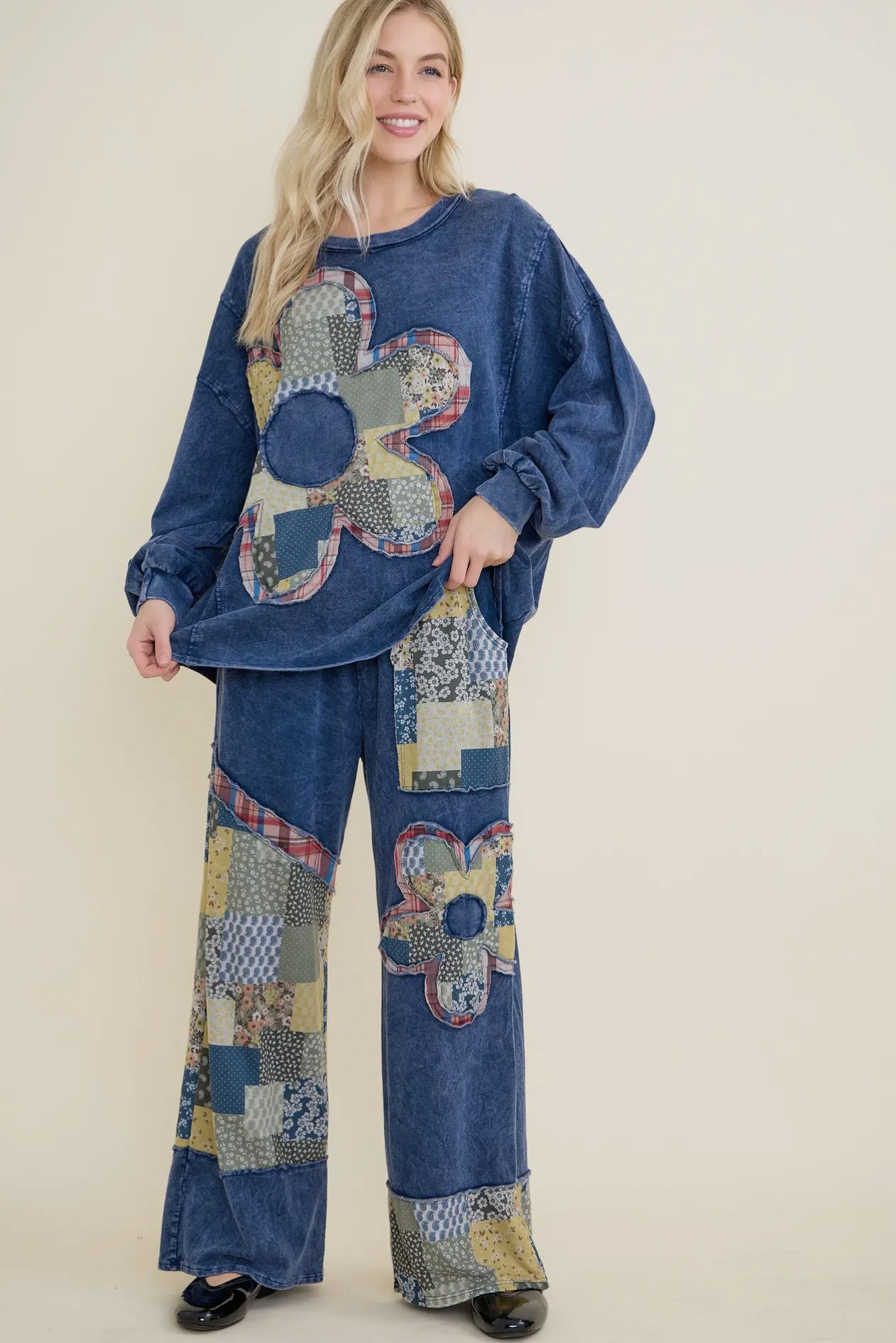 Mineral Washer Boho Patchwork Set - Talk of the Town