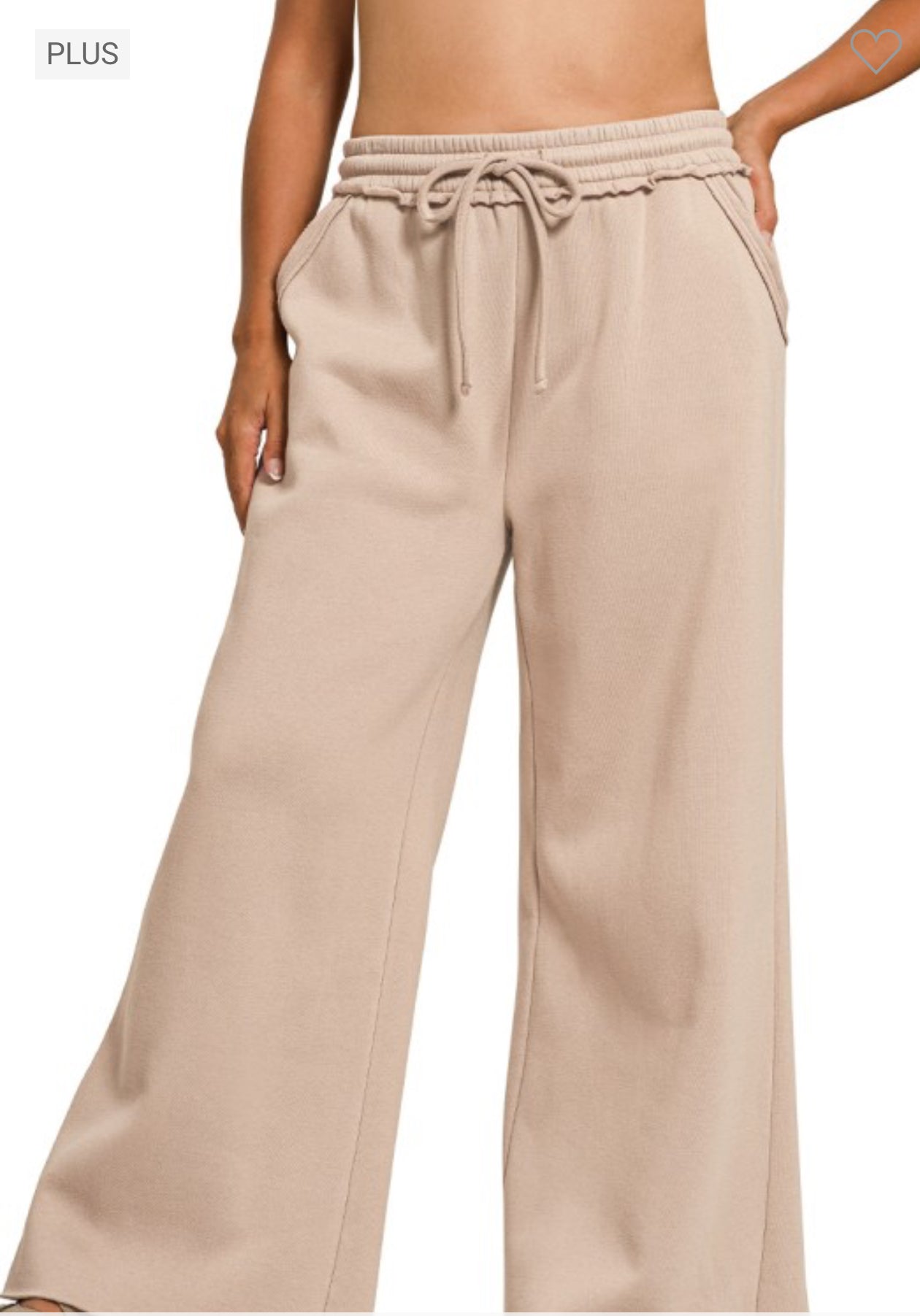 Plus Fleece Wide Leg Pants - Talk of the Town