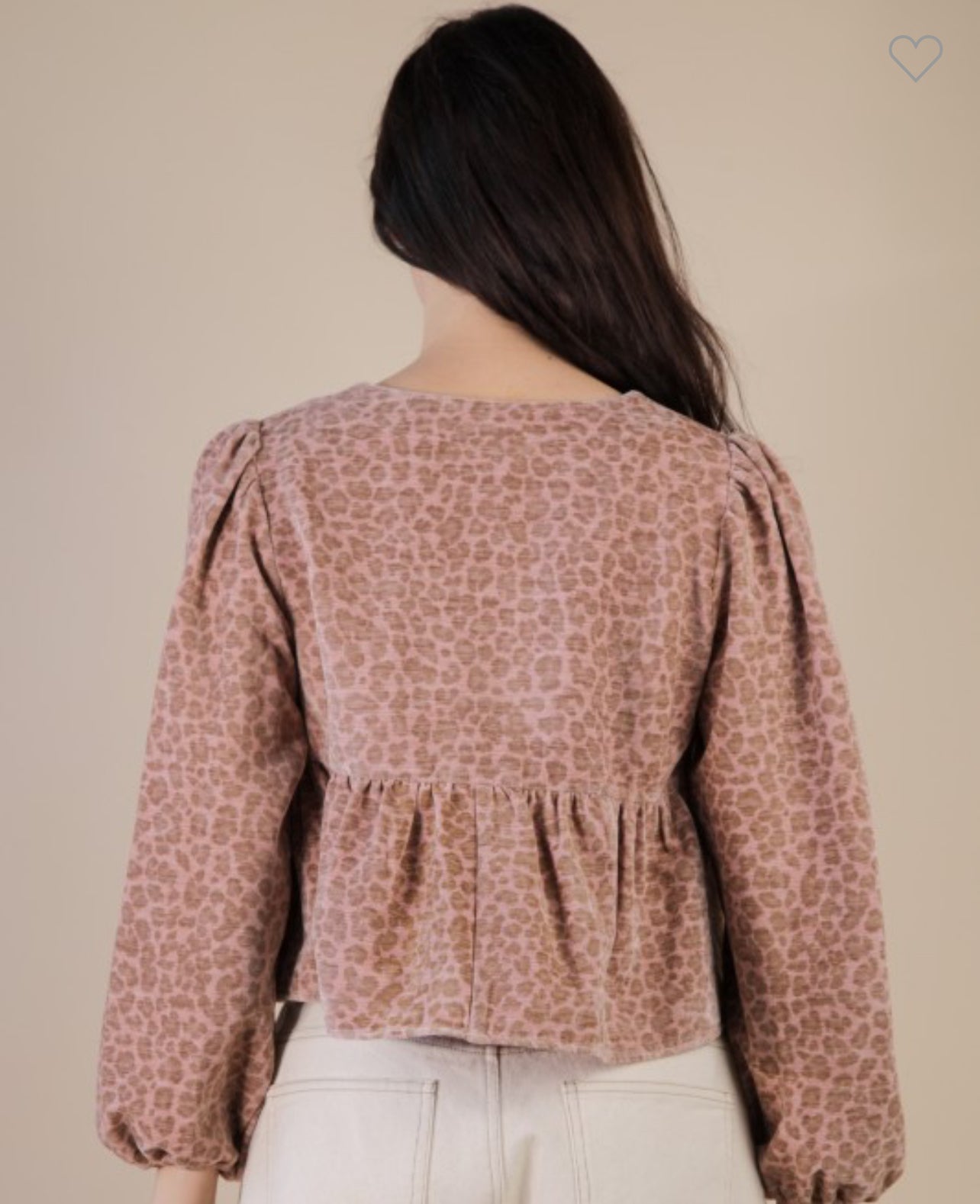 Leopard Printed Blouse - Talk of the Town