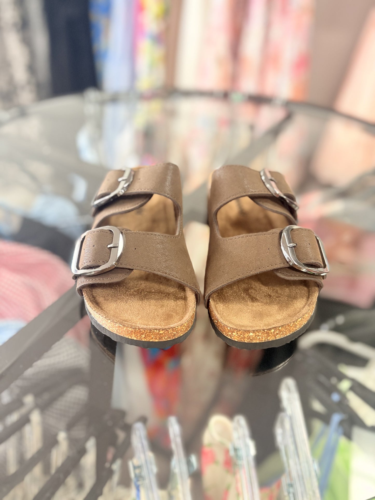 Double Buckle Sandals