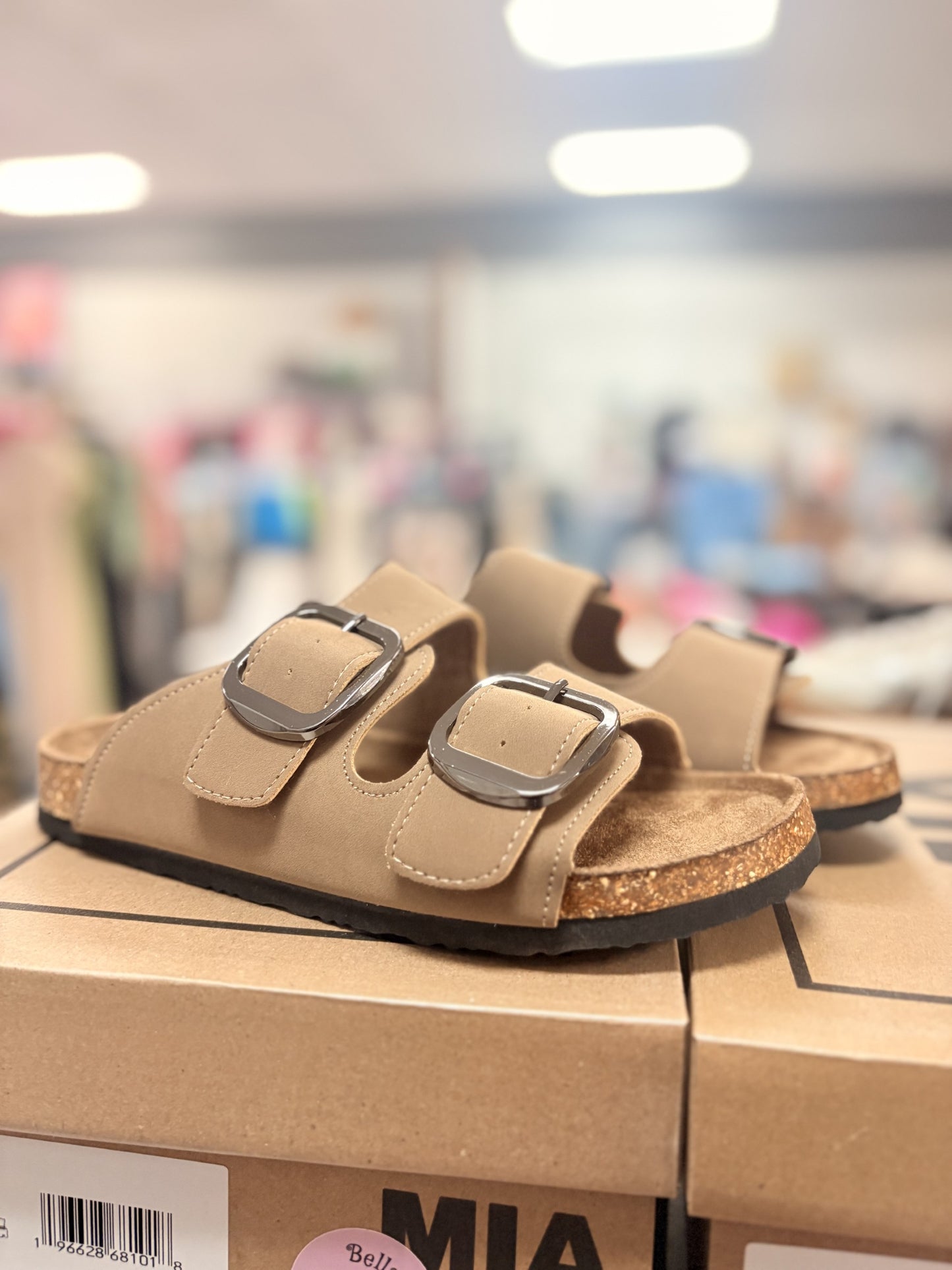 Double Buckle Sandals