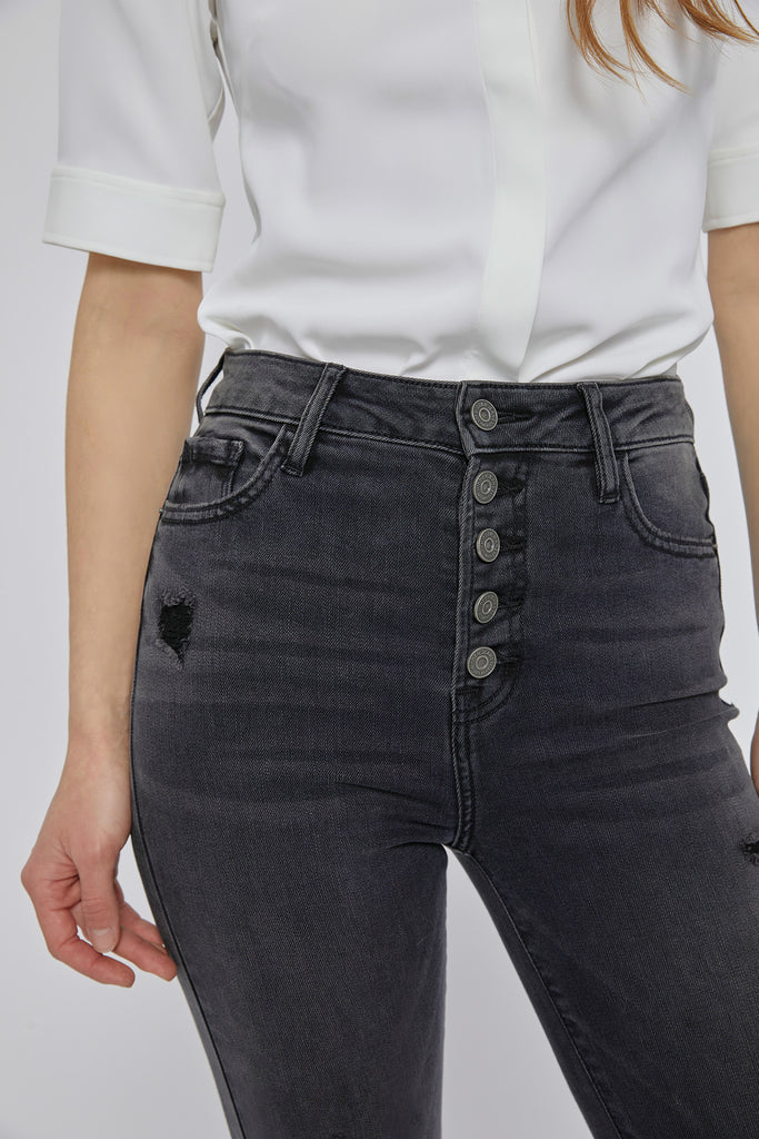 High Rise Happi Cropped Flares