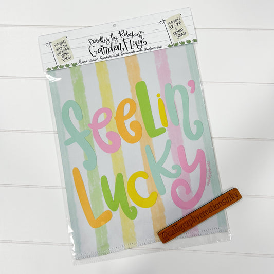 Feelin’ Lucky Garden Flag