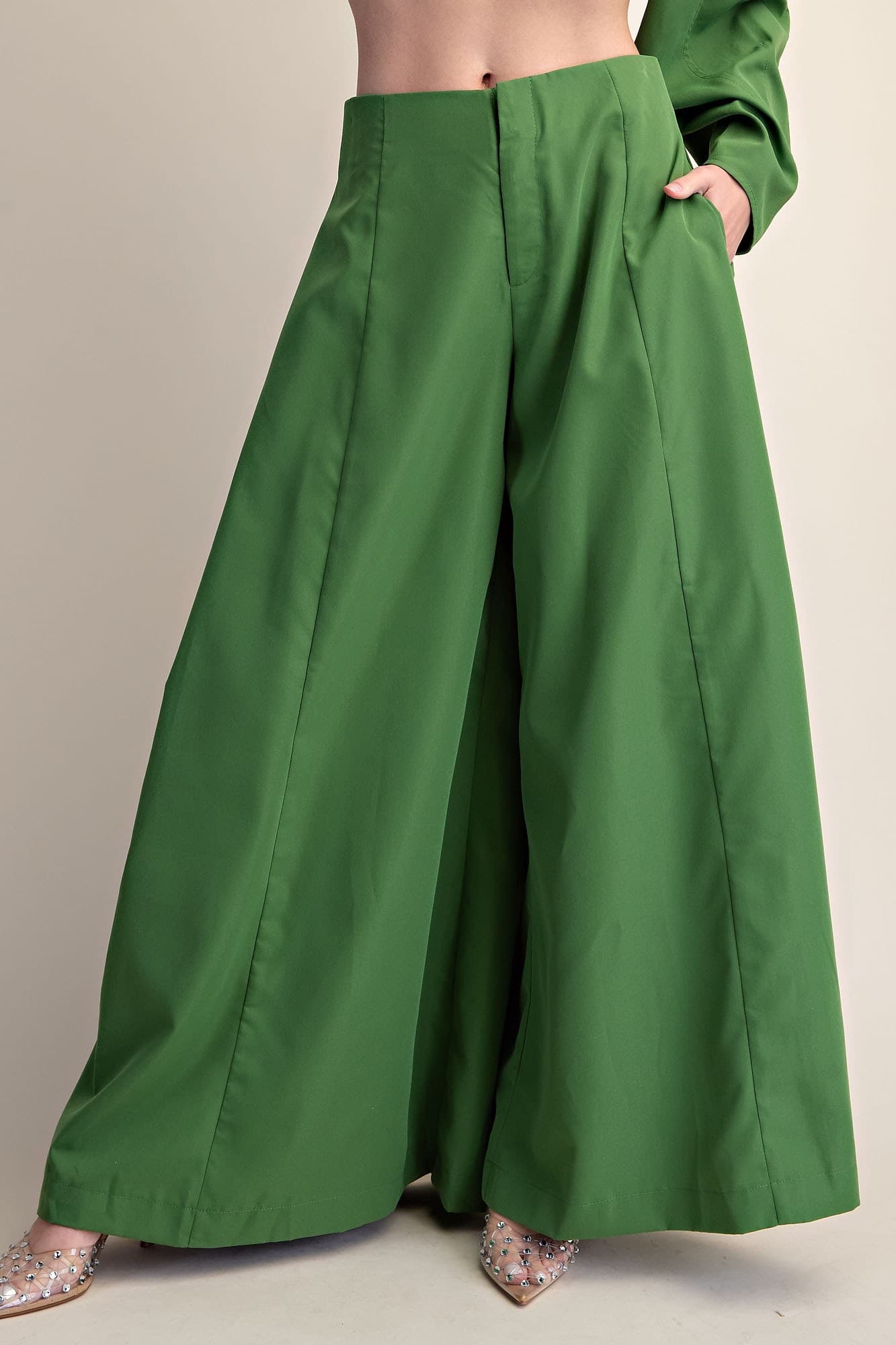Glam- A-line Palazzo Pants