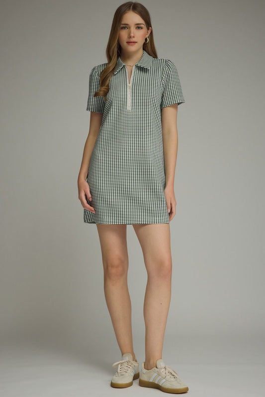 Entro- Gingham dress