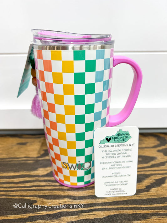 Check Mate 22 oz Swig Travel Mug