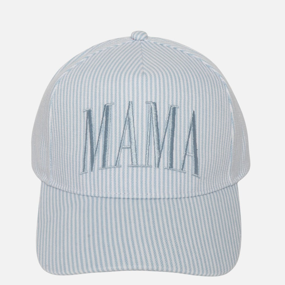Blue | Embroidered Mama Hat