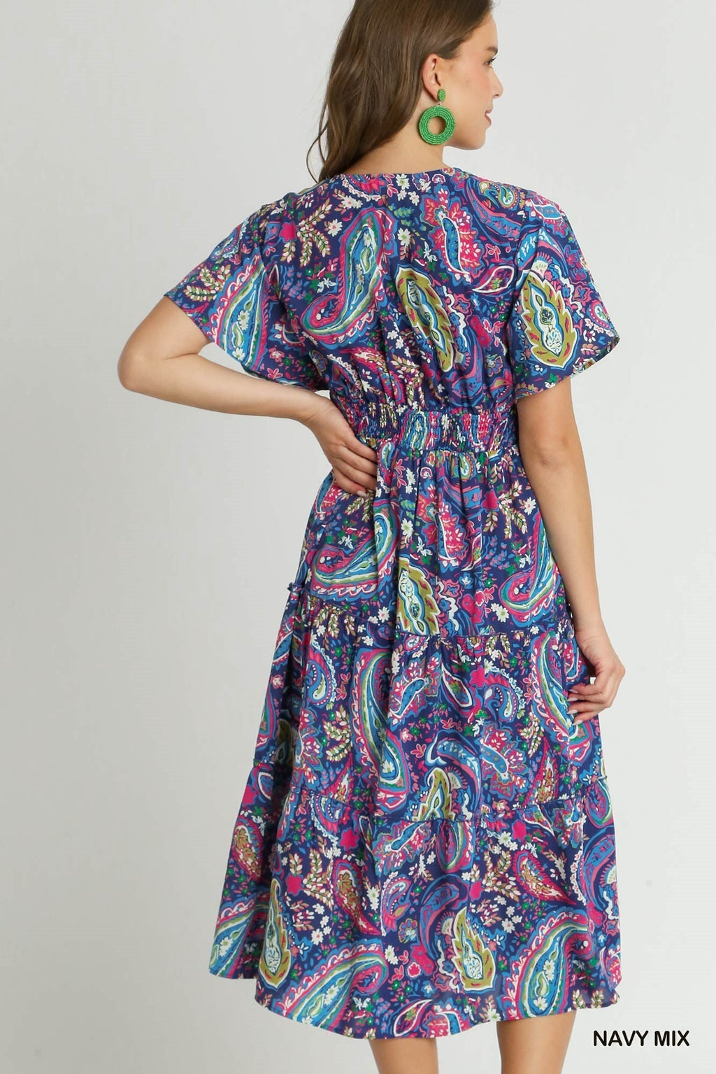 Navy Multi | Shayla Dress