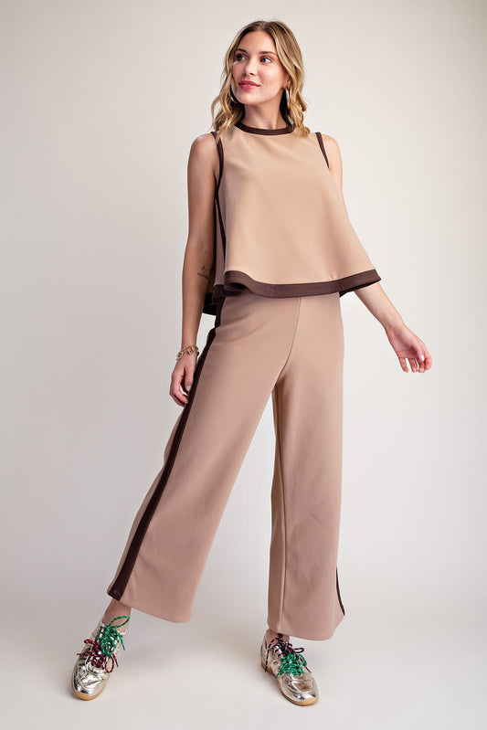 Glam- Swing top high waist pants