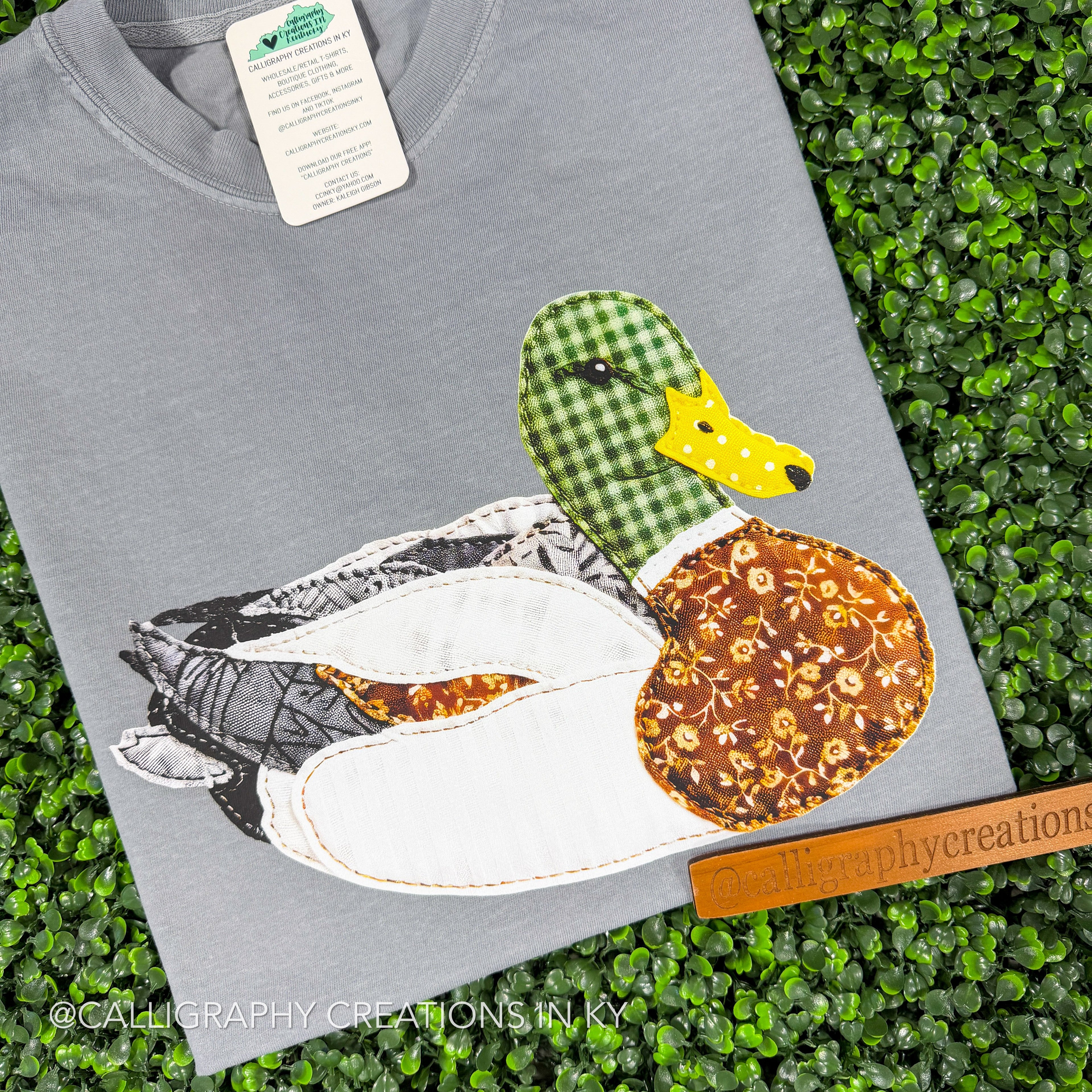 Faux Patchwork Mallard CC Tee