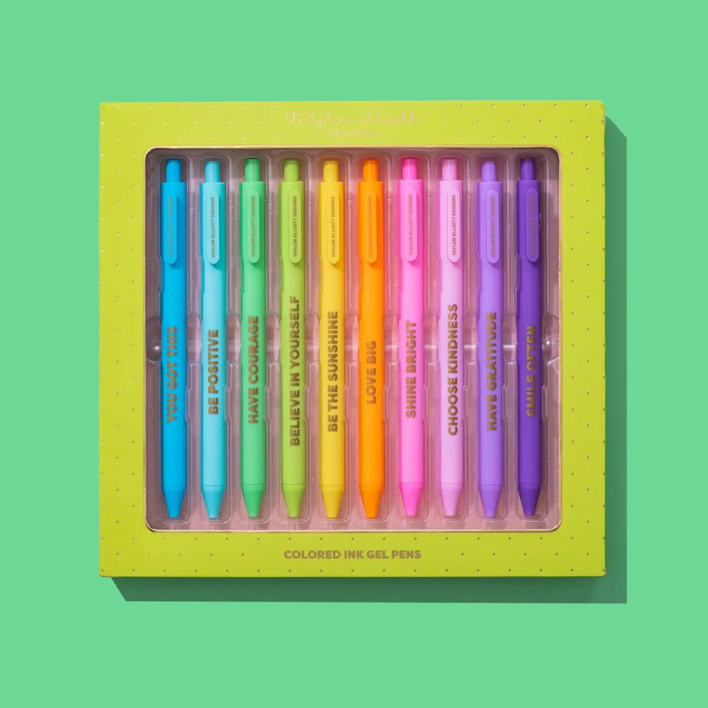 Motivational Gel Pen Set - Talk of the Town