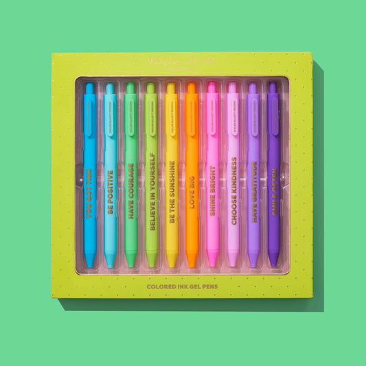 Motivational Gel Pen Set - Talk of the Town