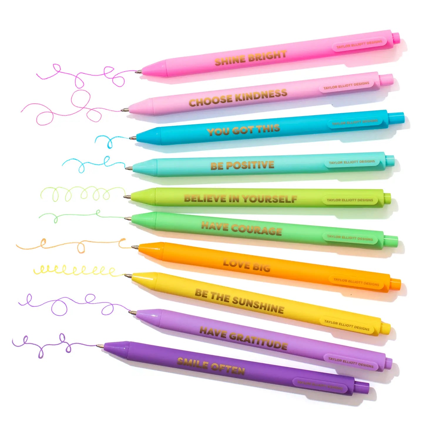 Motivational Gel Pen Set - Talk of the Town