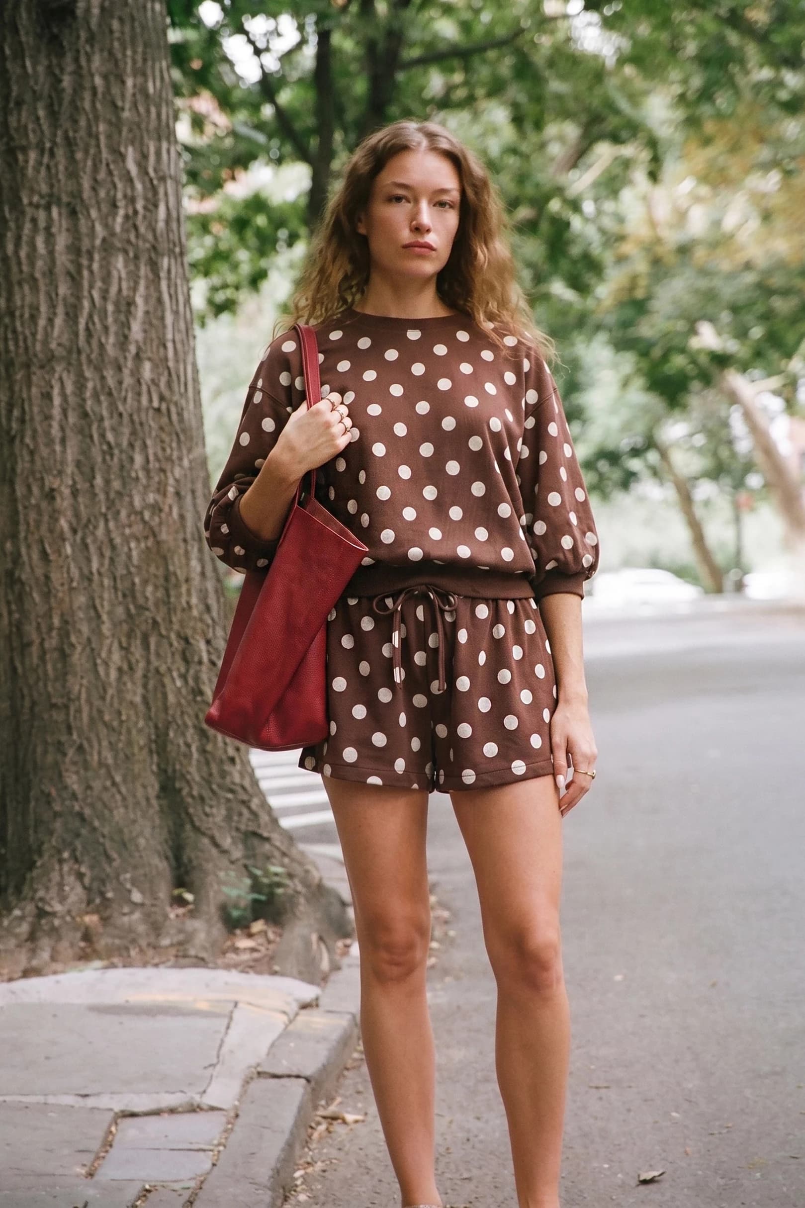 Glam- 2 piece polka dot set