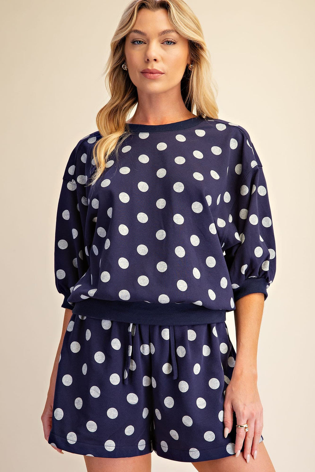 Glam- 2 piece polka dot set