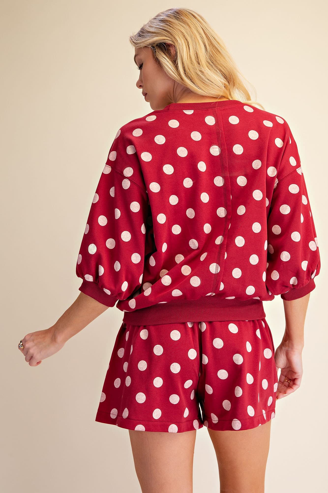 Glam- 2 piece polka dot set
