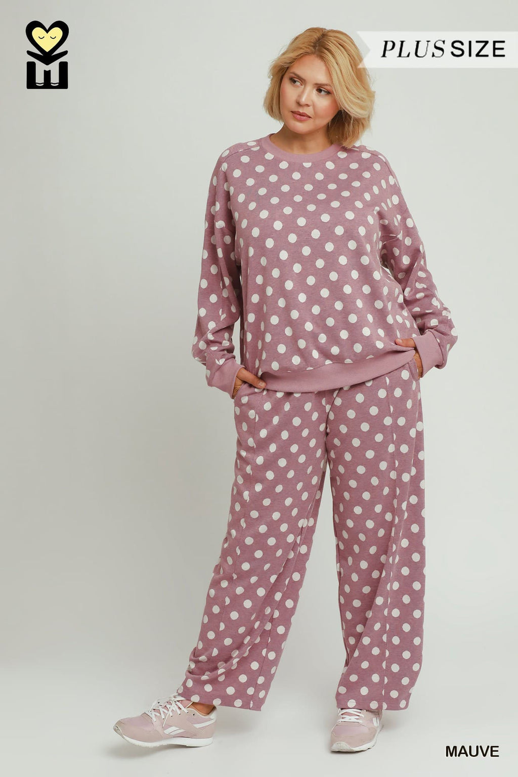 Umgee-2 Piece Polka Dot Set