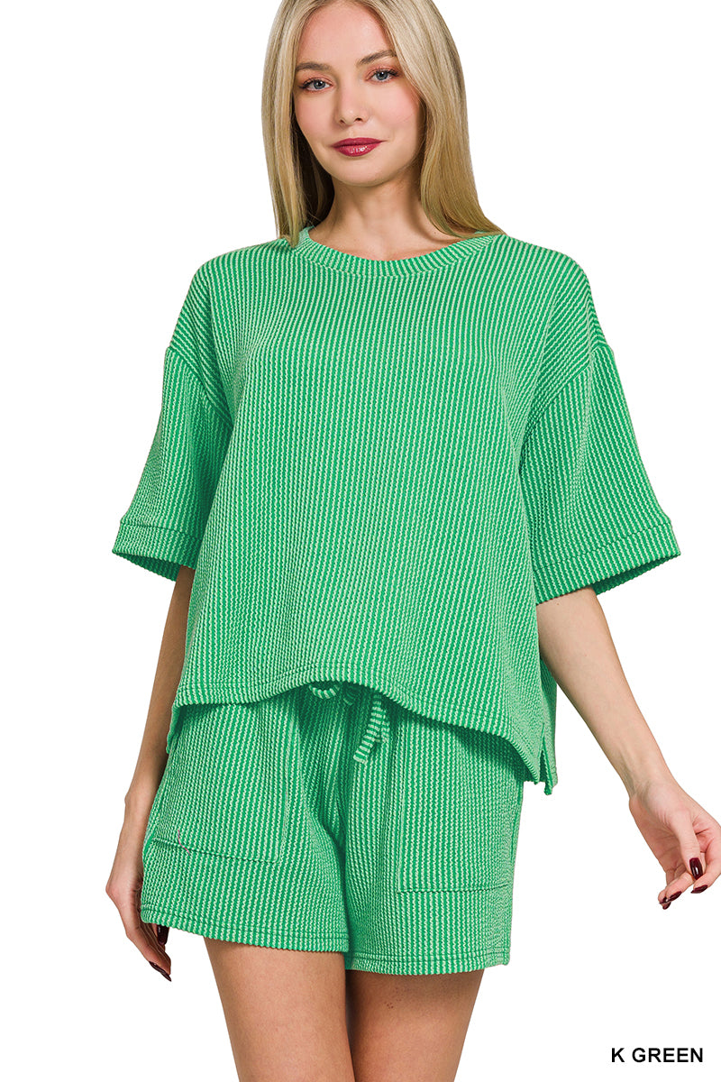 Raised Rib 2 Piece Set