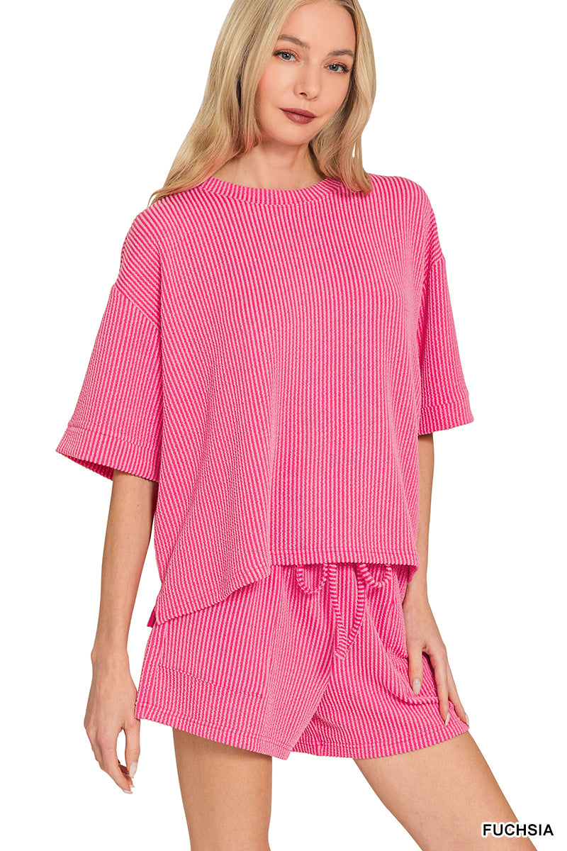 Raised Rib 2 Piece Set