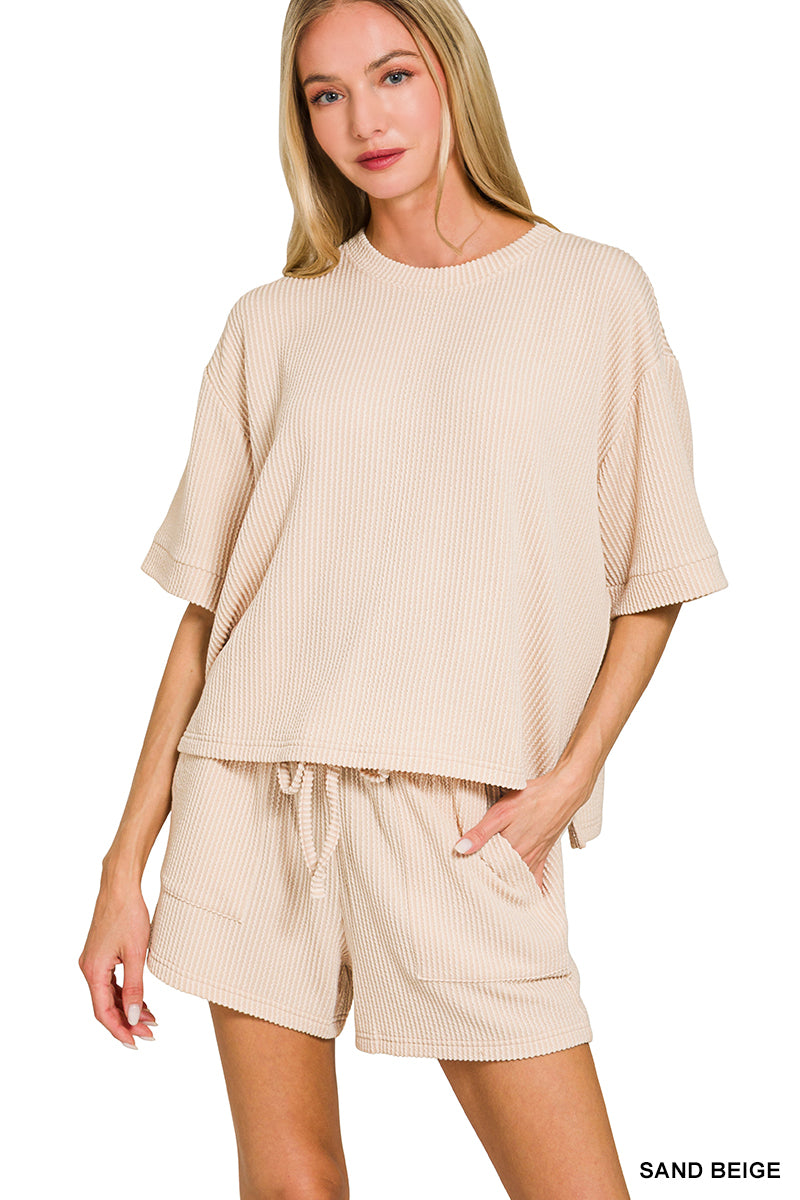 Raised Rib 2 Piece Set
