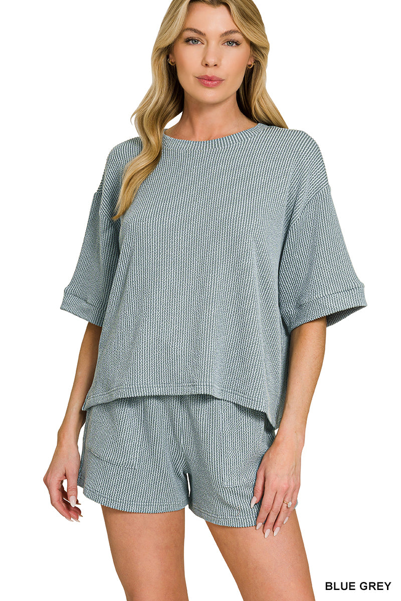 Raised Rib 2 Piece Set