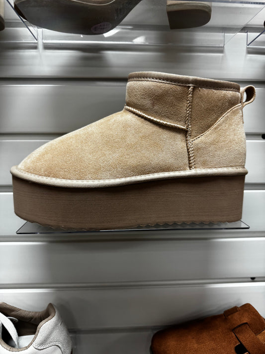 Platform Bootie Oat