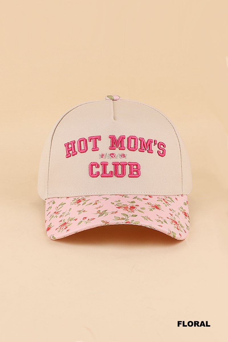 HOT MOM'S CLUB TWO TONE SNAPBACK HAT