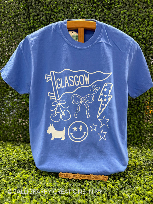 Glasgow Doodles Collage CC Tee