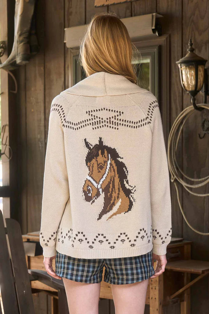 Horse Knit Cardigan