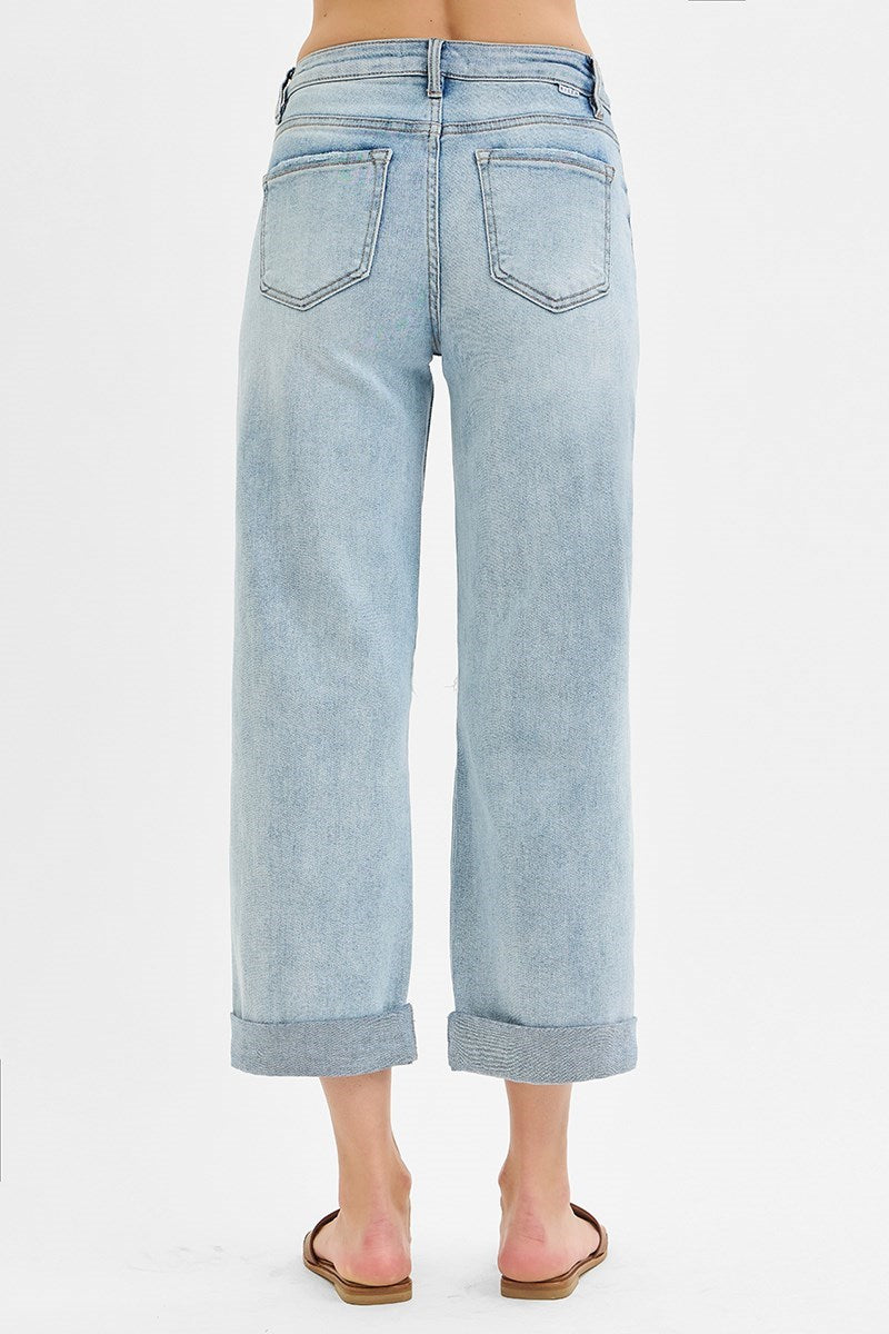 PLUS Mid Rise Fit Boyfriend Jean