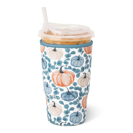 A Pumpkin Grove Large Swig Iced Cup Coolie drink sleeve