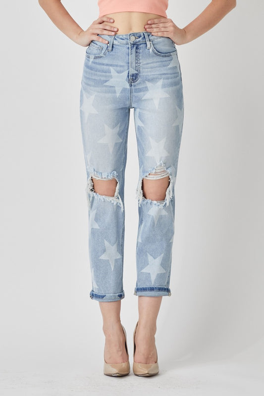 High Rise Slouch Jeans