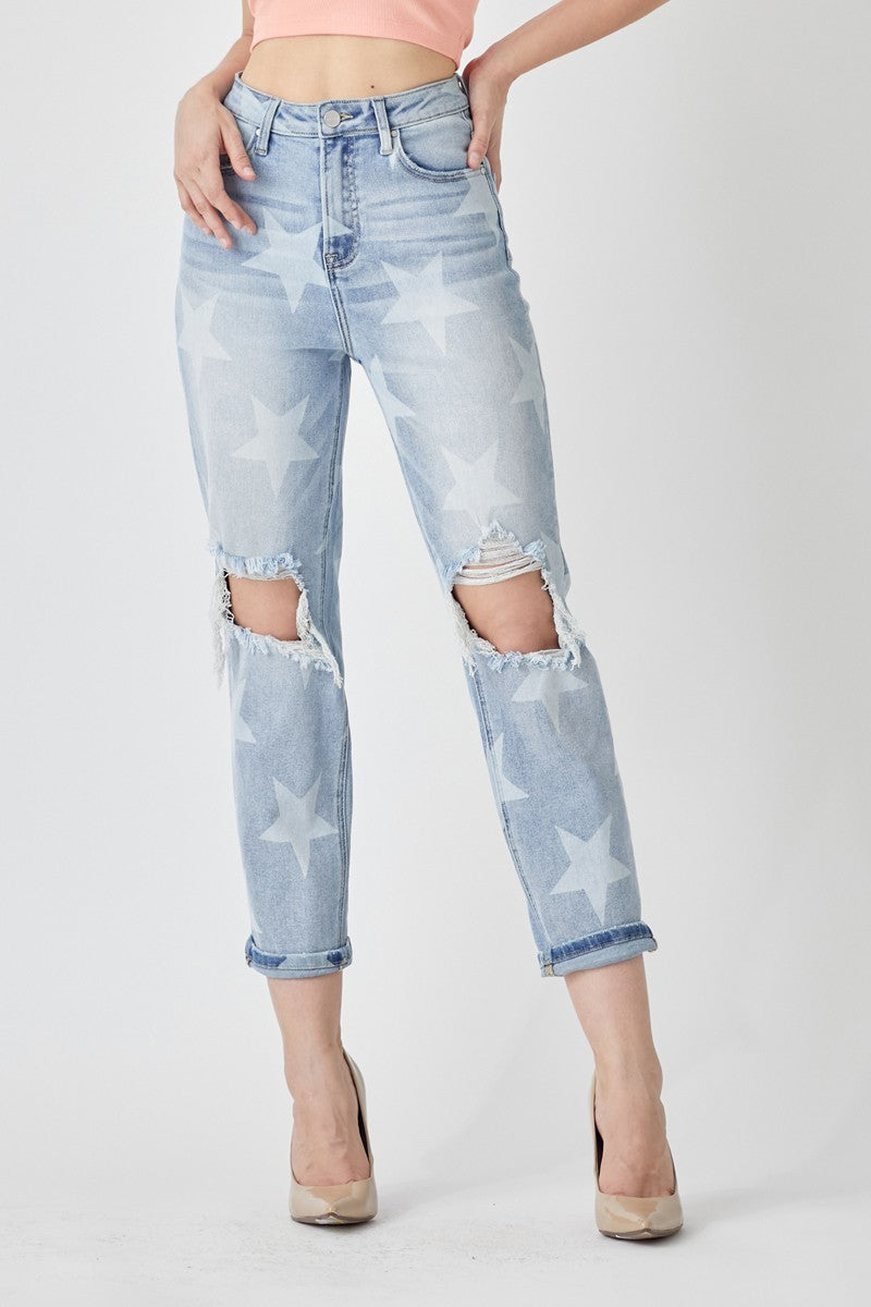 High Rise Slouch Jeans