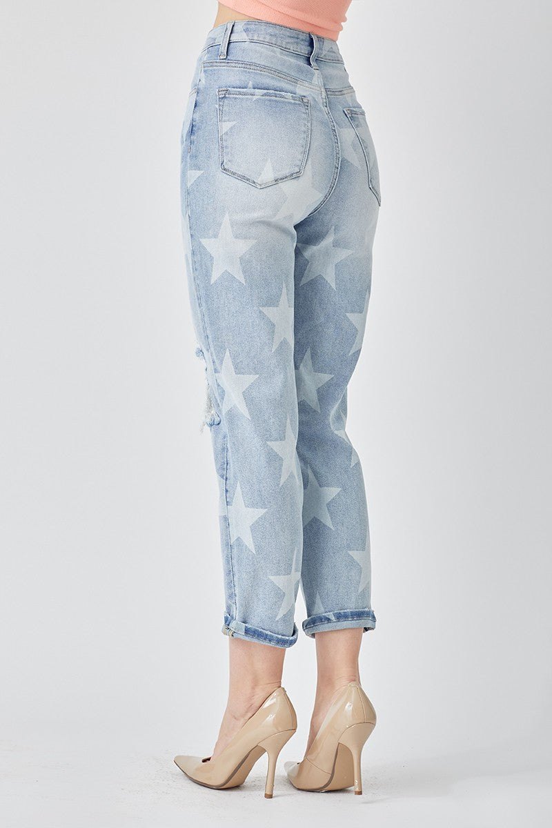 High Rise Slouch Jeans