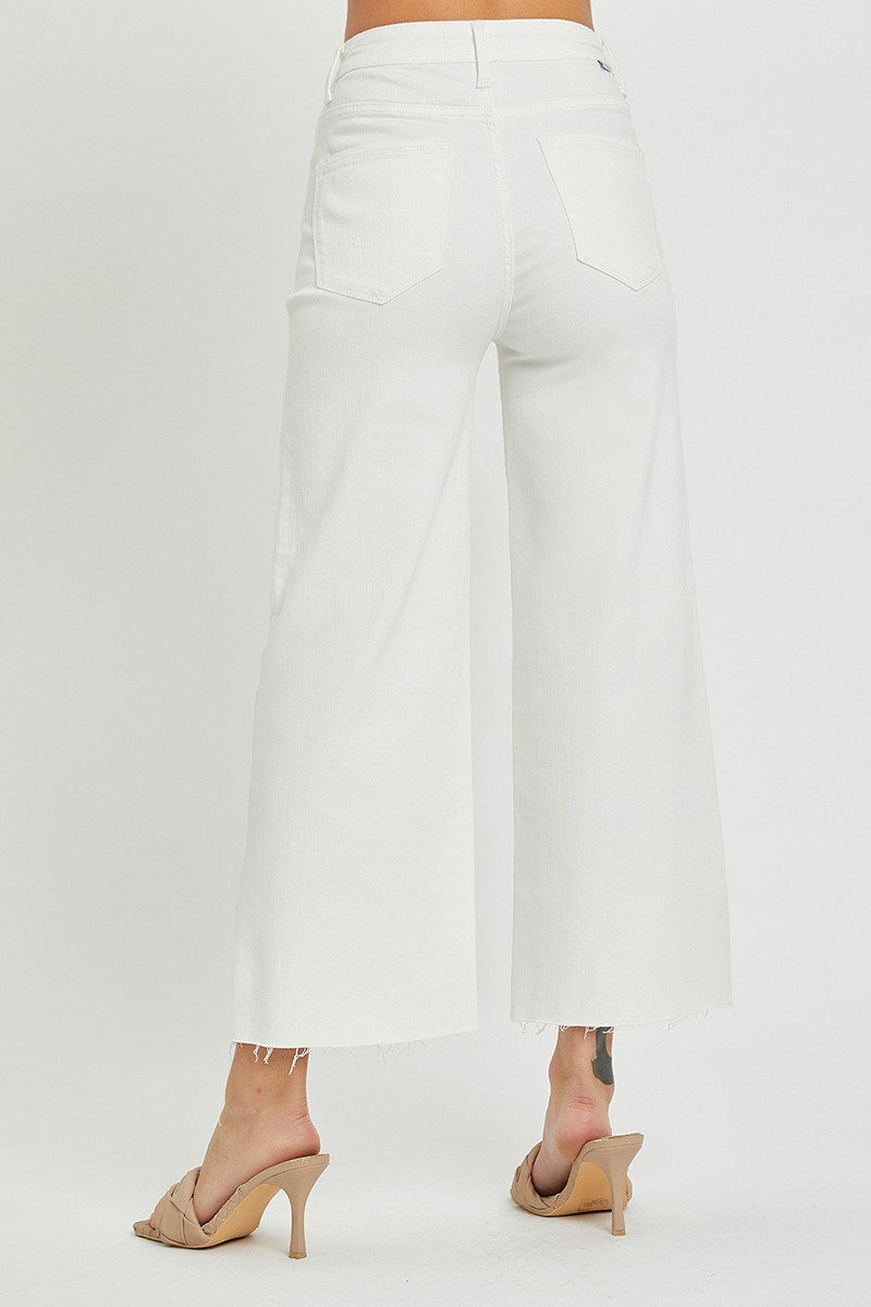 RISEN White Paisley Jeans