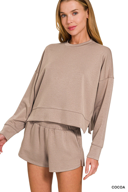 Scuba Long Sleeve Sweatshirts & Shorts Sets