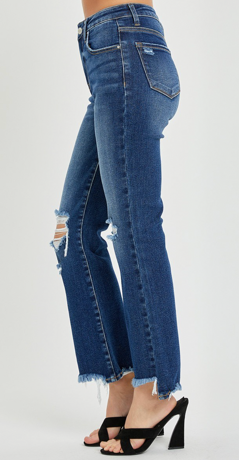 Risen High Rise-Crop Boot Cut