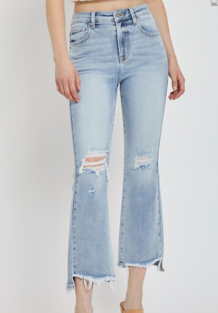 Risen High Rise-Crop Boot Cut