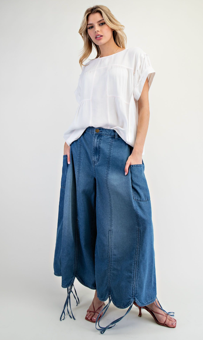 Easel Denim Baggy Pants