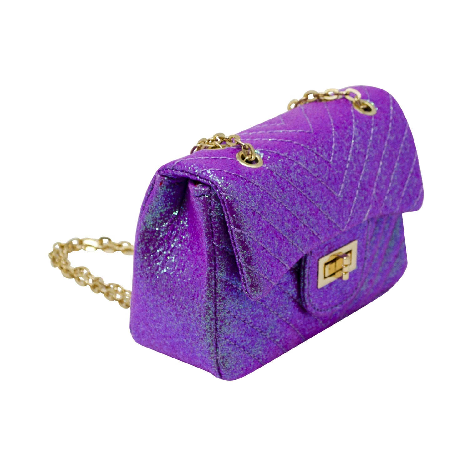 Classic Glitter Wave Handbag