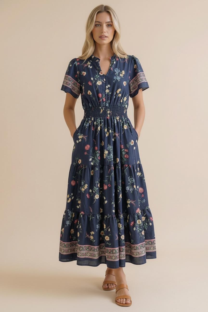 Vintage Floral Dress