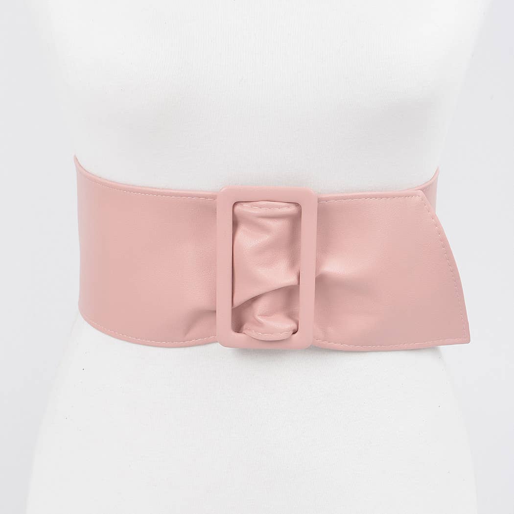 Faux Leather Waist Belt