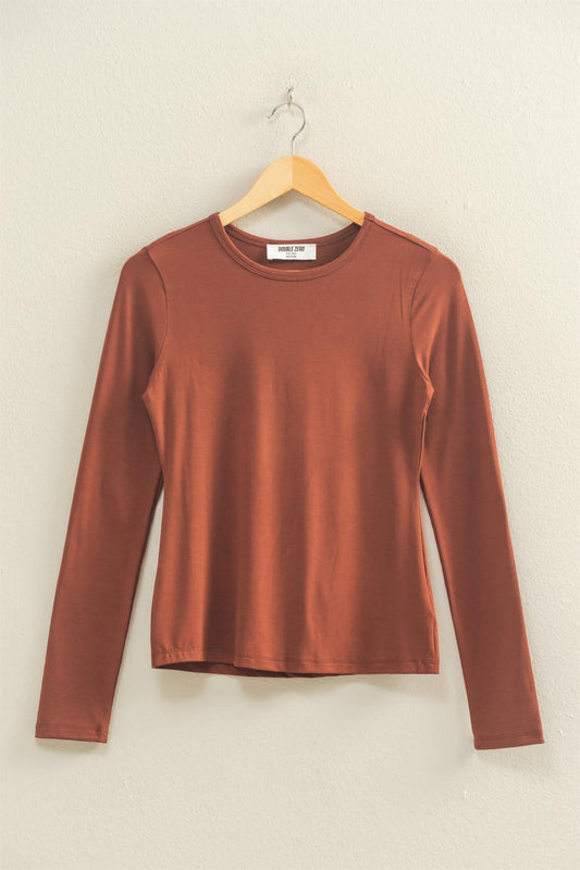 Long Sleeve Crew Neck Top