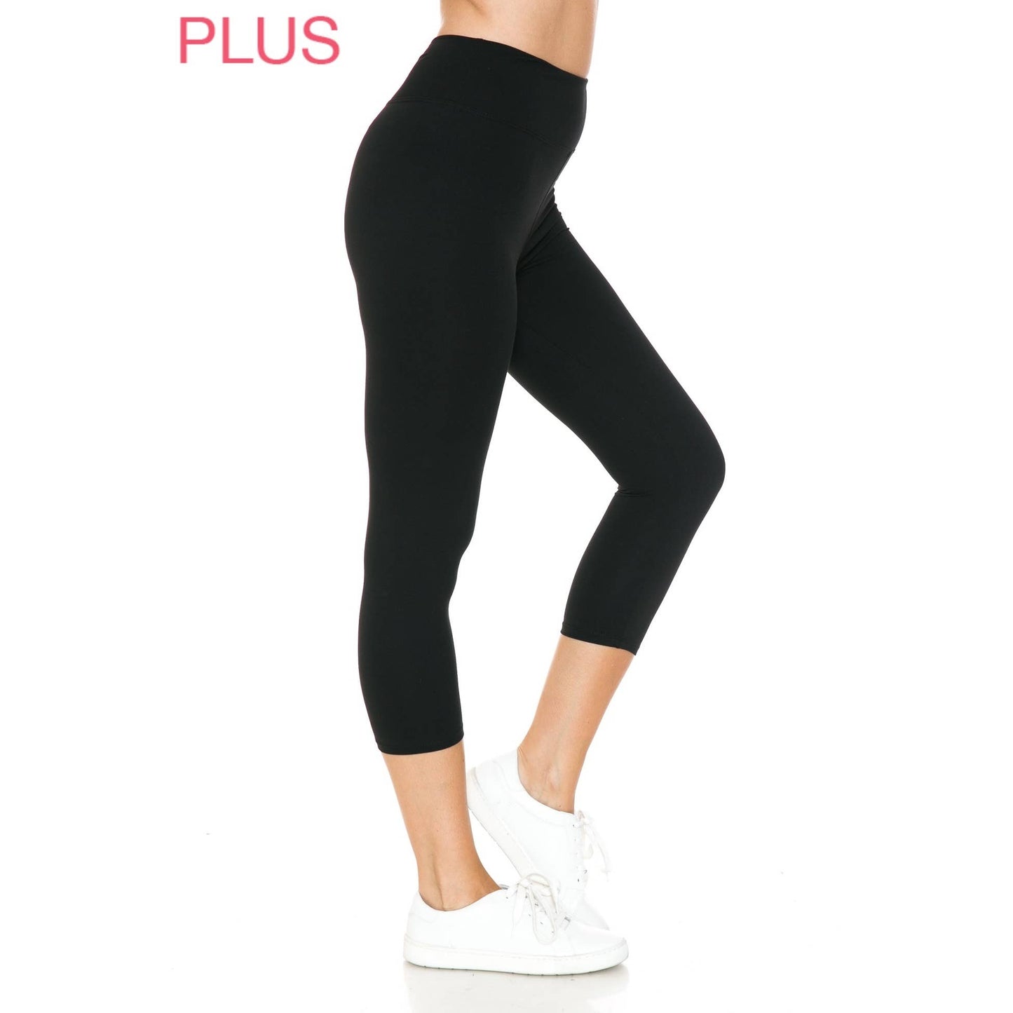 3" Yoga Band Capri Leggings