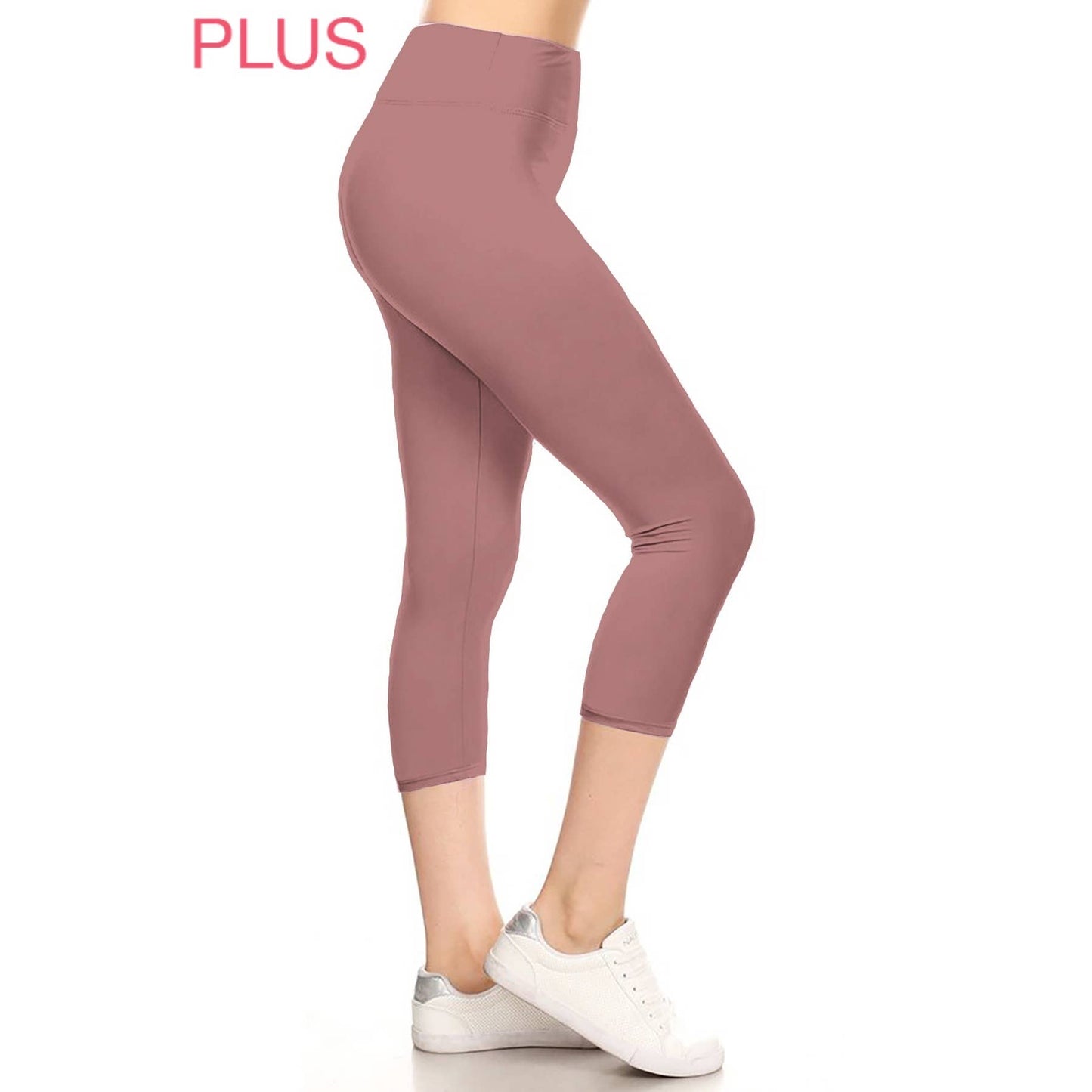 3" Yoga Band Capri Leggings