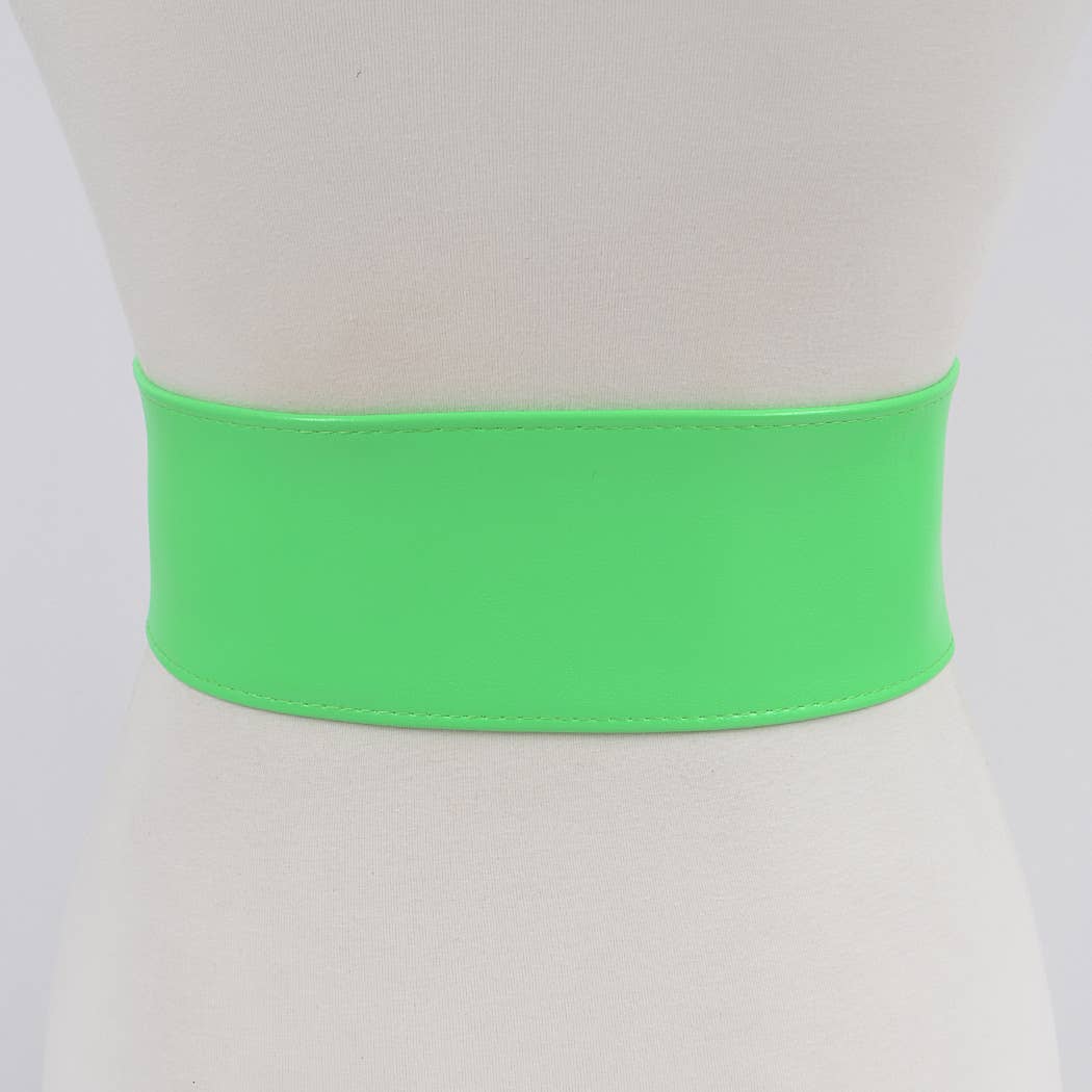 Faux Leather Waist Belt