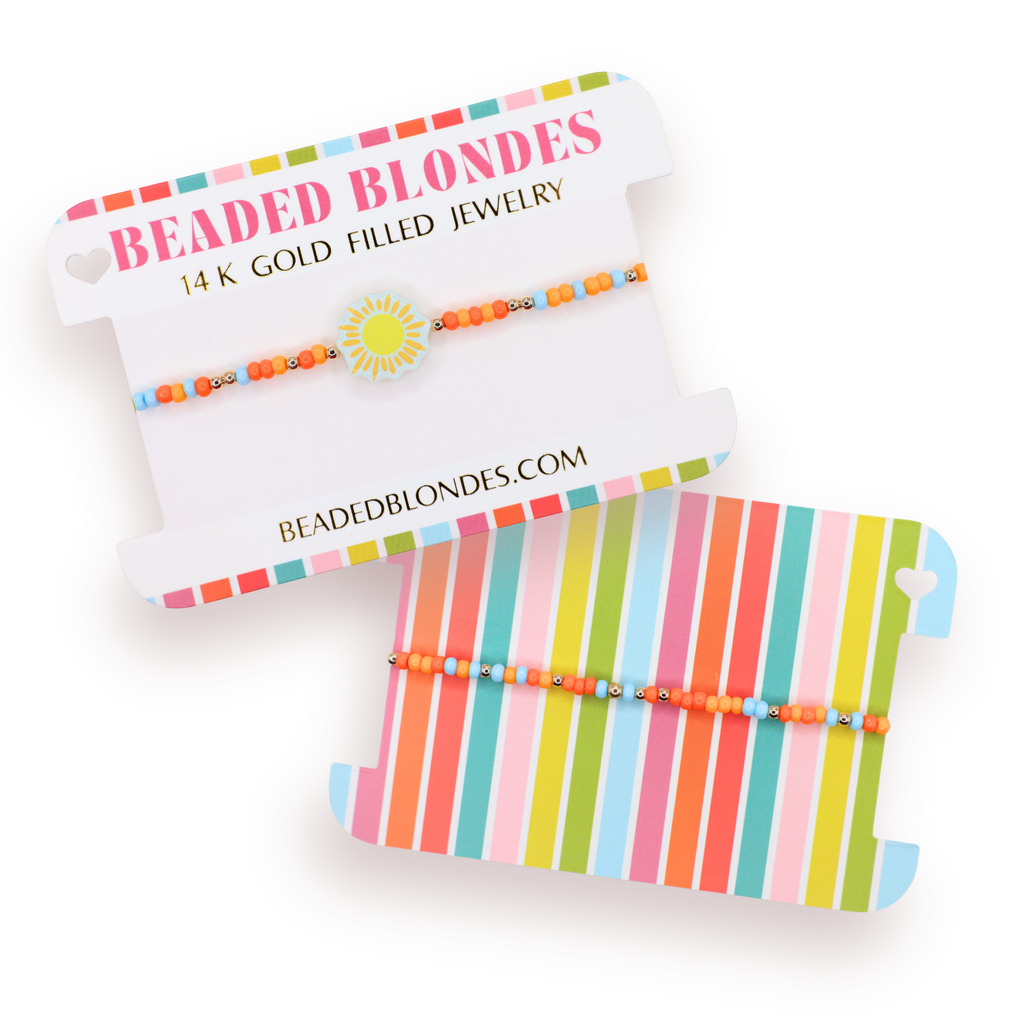 Sunshine Bracelet on Color: Standard 6.75 inch | Beaded Blondes