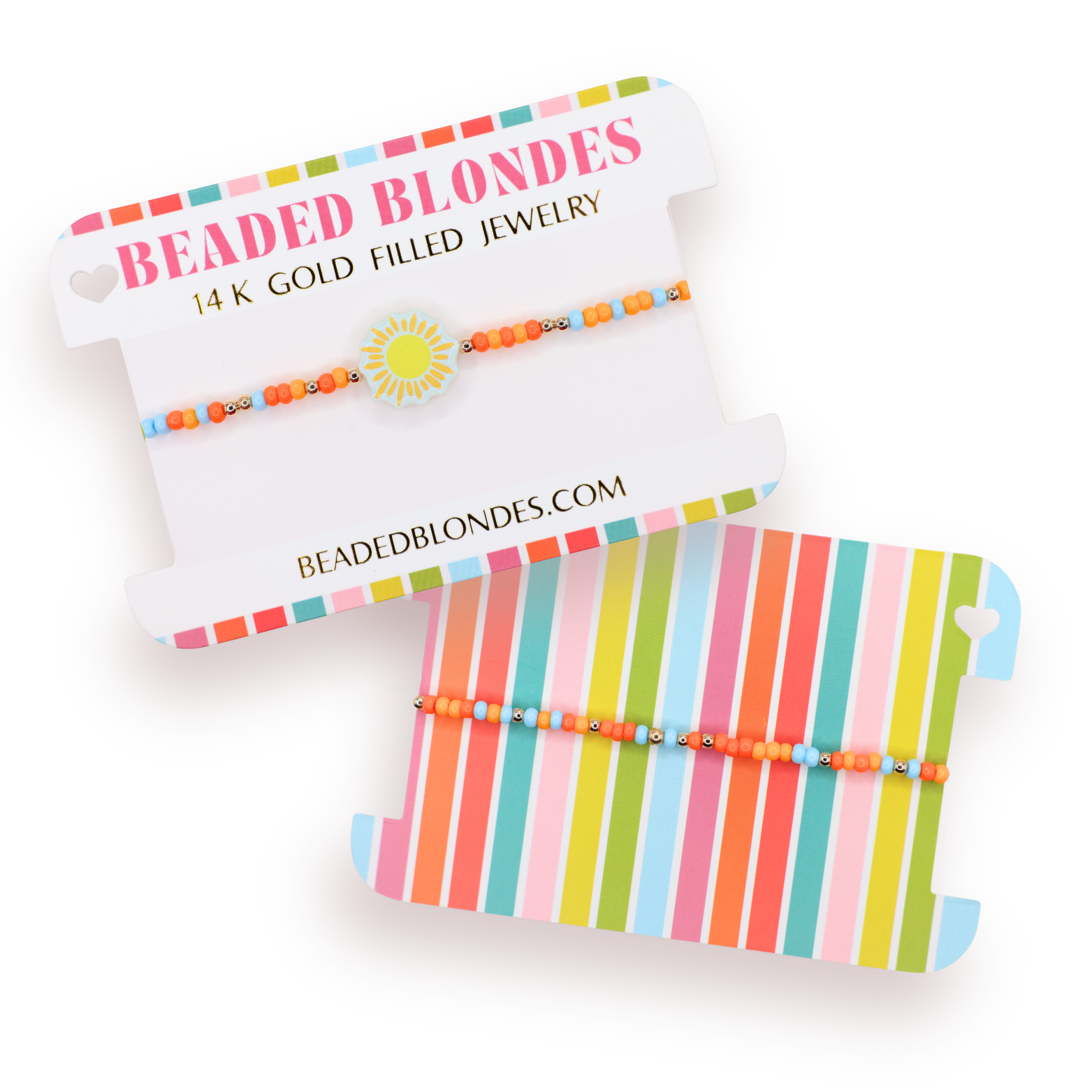 Sunshine Bracelet on Color: Standard 6.75 inch | Beaded Blondes