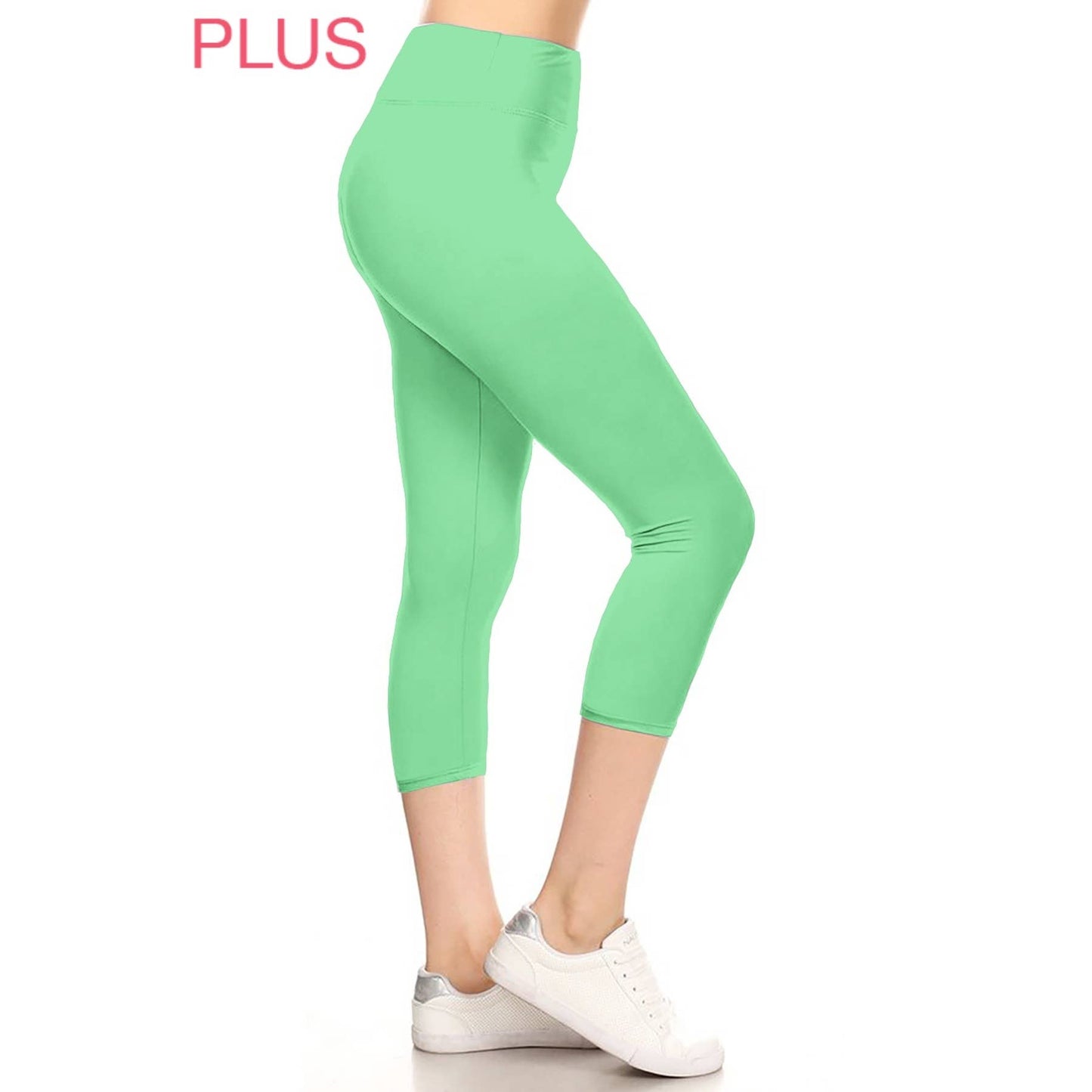 3" Yoga Band Capri Leggings