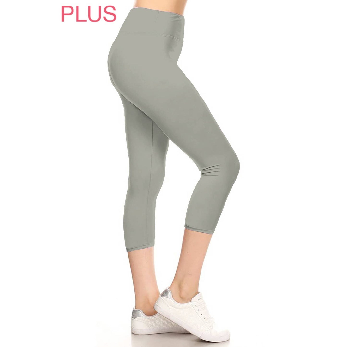 3" Yoga Band Capri Leggings